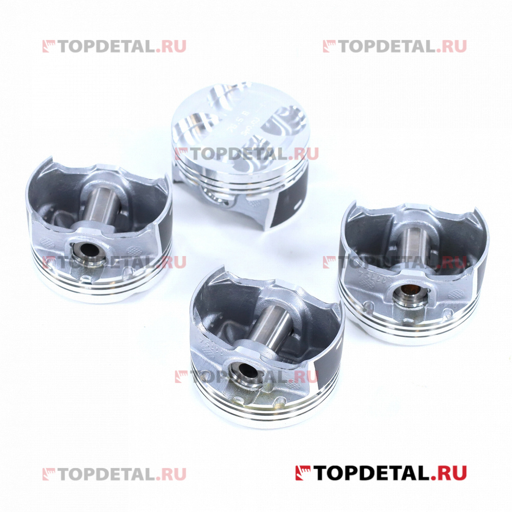 Комплект поршней 11194 (4 поршня + 4 пальца) осн. размер 76,5 Кл. B (дв. 1,4 л., 16V)
