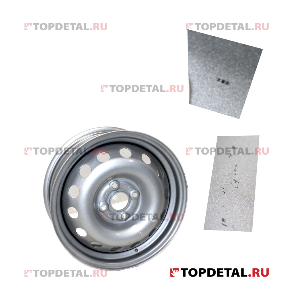 УЦЕНКА Диск колеса R15 15X6.0 4/100 ET48 D54.1 Silver 8114_P