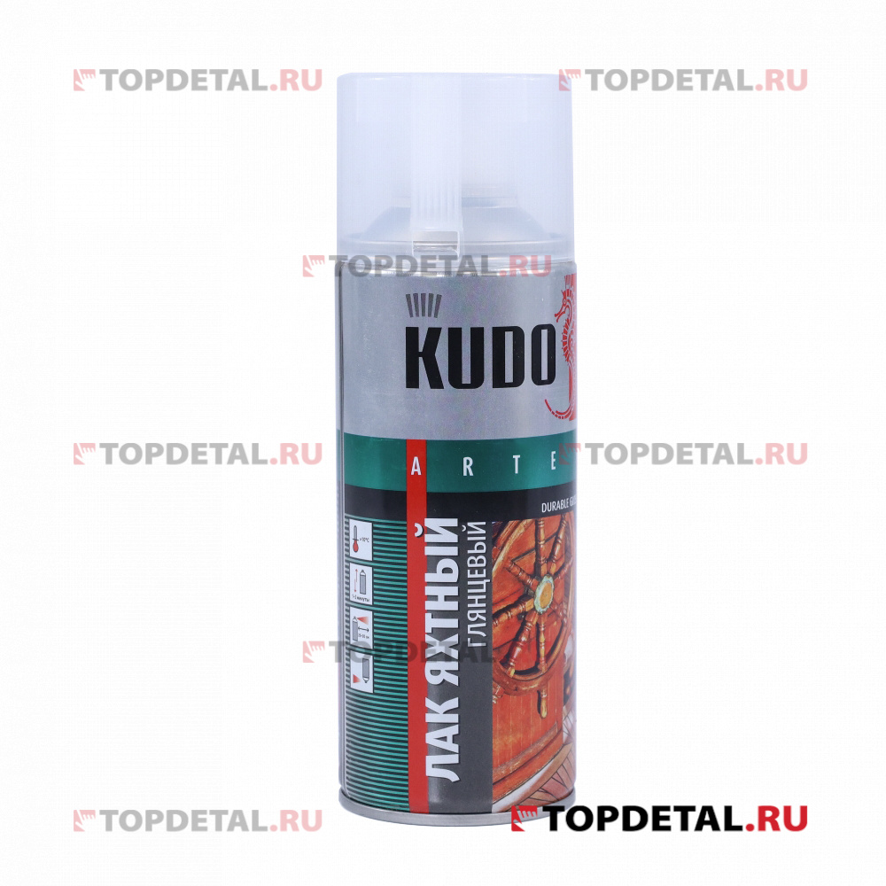 Лак яхтный универсальный глянцевый KUDO 520 мл (аэрозоль)