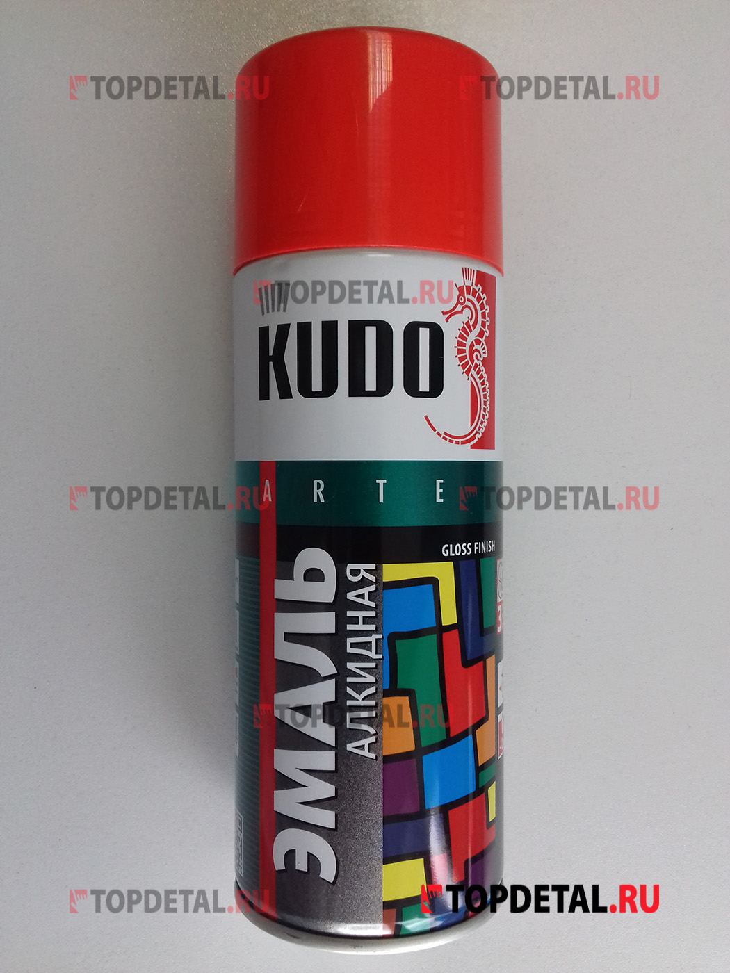 Краска универсальная красная KUDO 520 мл