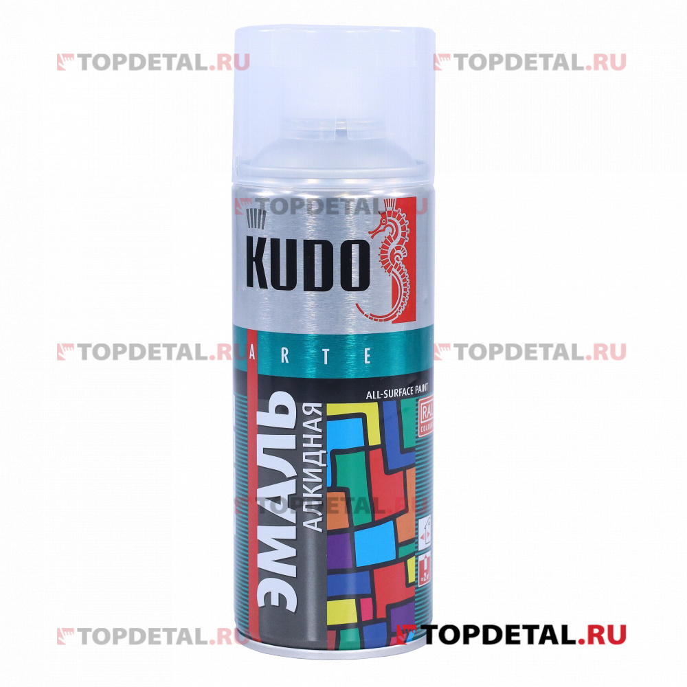 Краска универсальная зелёная пастельная KUDO 520 мл