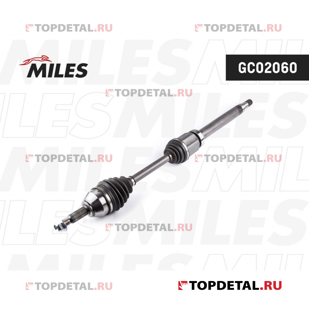 Привод в сборе FORD TRANSIT CONNECT 1.8D 02- прав.