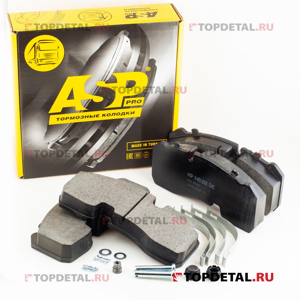 Колодка тормозная (кт.4шт.) полуприцепа BPW, тип т/с: Knorr SN6, BPW SB3745 ASP MENSAN
