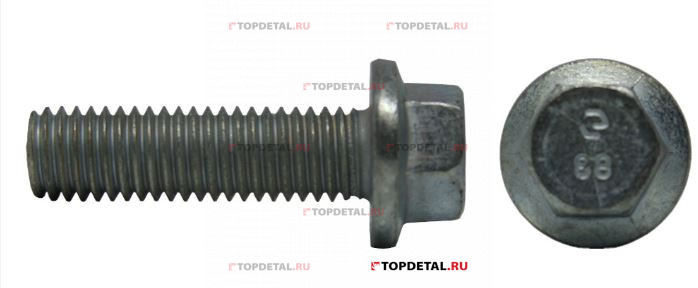 БОЛТ DIN EN 1662-М8Х16-8.8-FLZN- 480Ч.-СЕРЫЙ Бултен рус