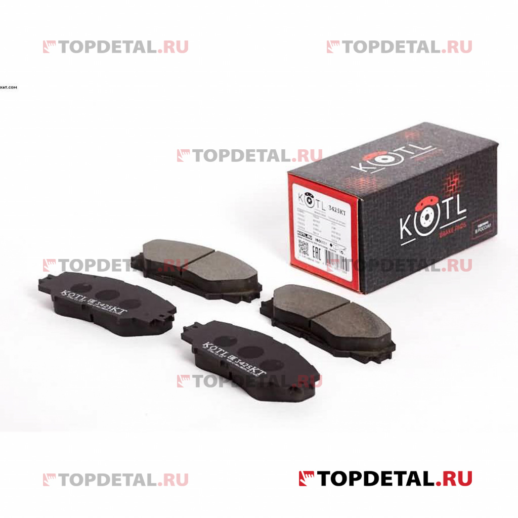 Колодка тормозная передняя (кт. 4 шт) TOYOTA Auris/Corolla