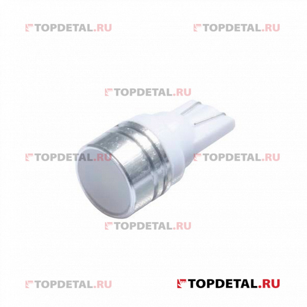 Лампа светодиодная T10 (W5W) 12V 1 диод без цоколя 1-конт. белая SKYWAY (ST10-HP-0.3W 12V W)