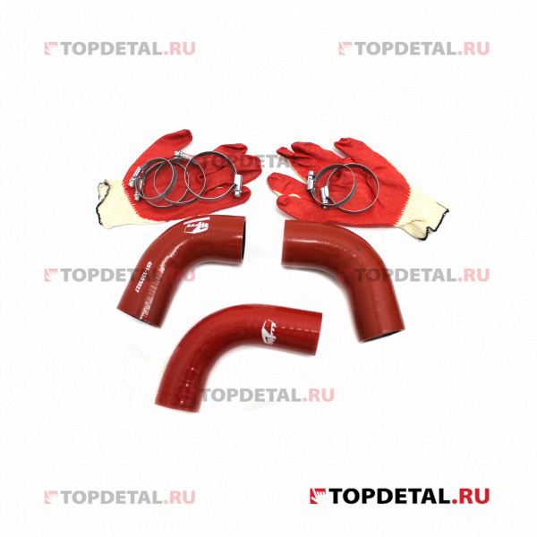Патрубки радиатора "redBTR" силиконовые (УАЗ 452, 469, дв. УМЗ 4178)
