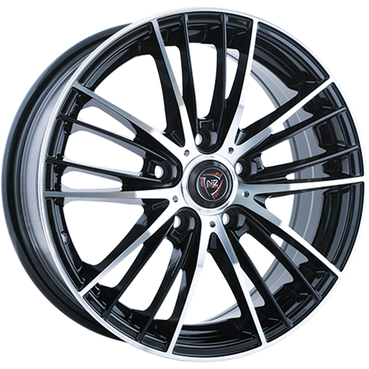 Диск колеса NZ F-33 7x17/5x105 ET42 D56.6 BKF (литой)