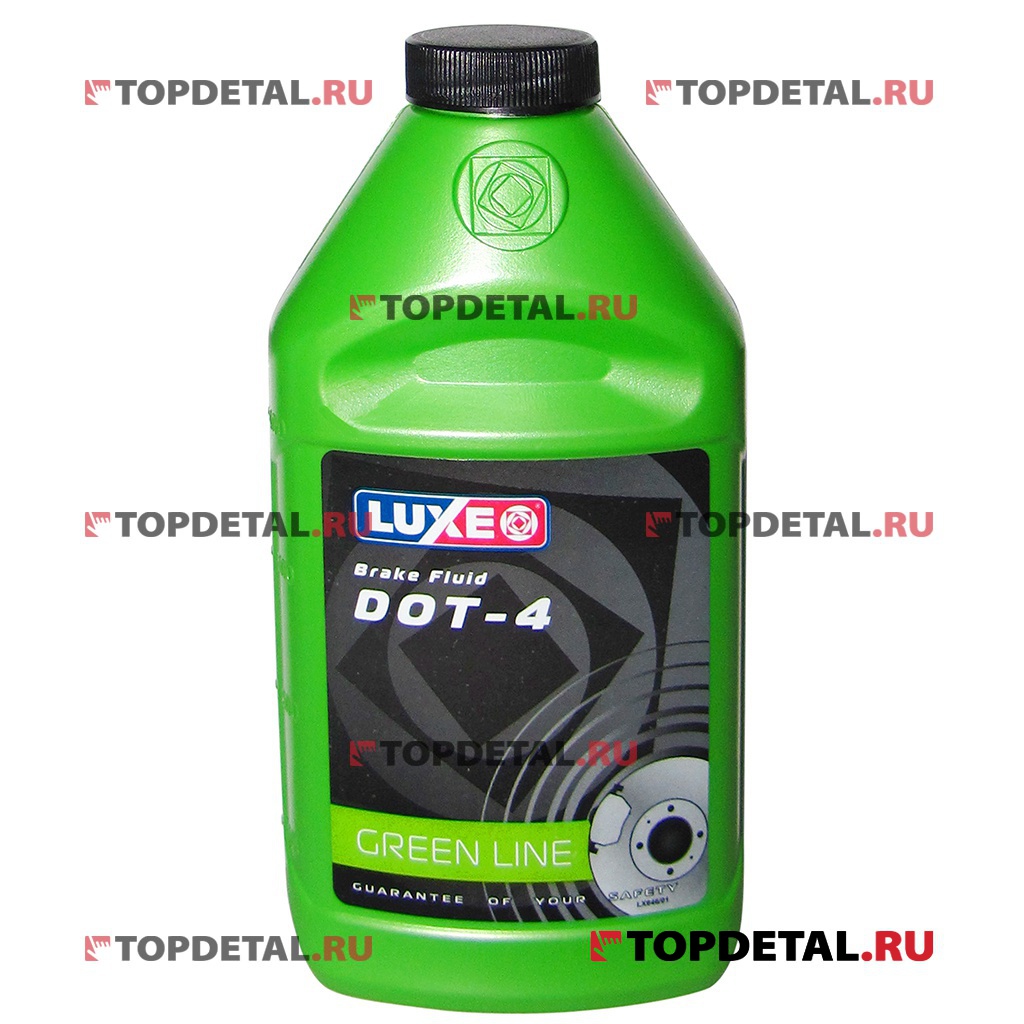 Жидкость тормозная DOT-4  Lux-Oil 455 гр