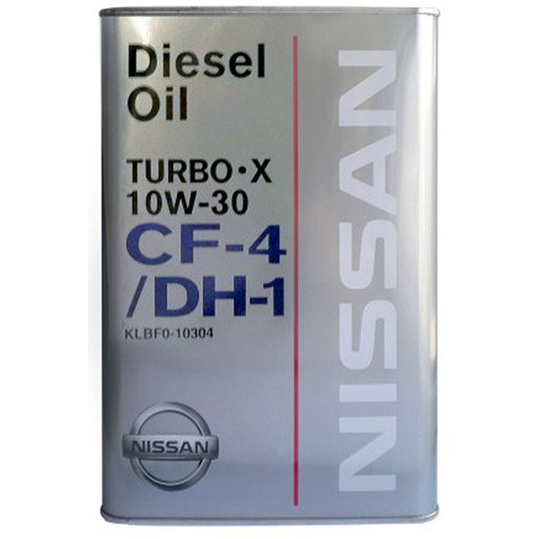 NISSAN TURBO-X 10W-30 CF-4/DH-1 4 литра