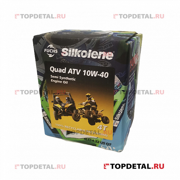 Масло Fuchs моторное SILKOLENE QUAD ATV 10W-40, 4л квадроциклы и вездеходы (полусинтетика)