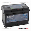 Аккумулятор 6СТ-77 EXIDE Premium о.п. пуск.ток 760 А (278х175х190) B13 клеммы евро EA770