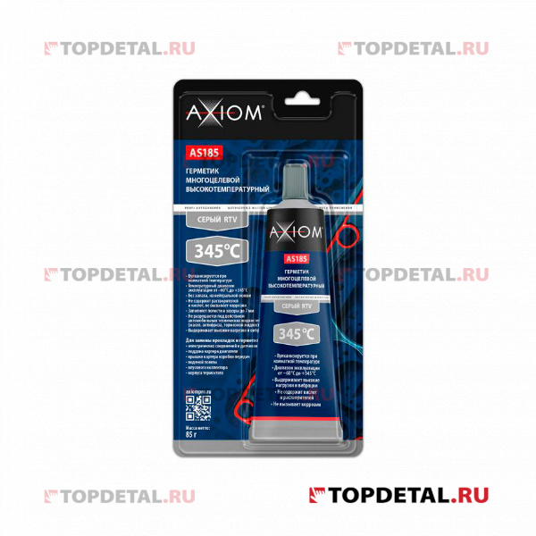 Герметик- прокладка высокотемпературный черный 85 г AXIOM