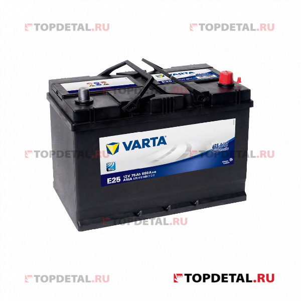 Аккумулятор 6СТ-75 VARTA Blue Dynamic о.п. пуск.ток 680 А (261х175х220) клеммы евро