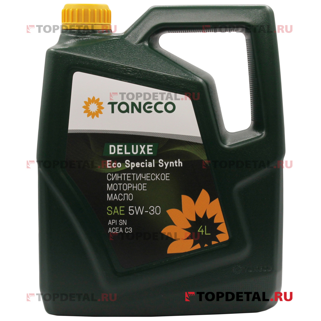 Масло TANECO DeLuxe Eco Spec Synth моторное 5W30 (синтетика) 4л (Одобрение: Daimler 229.52)