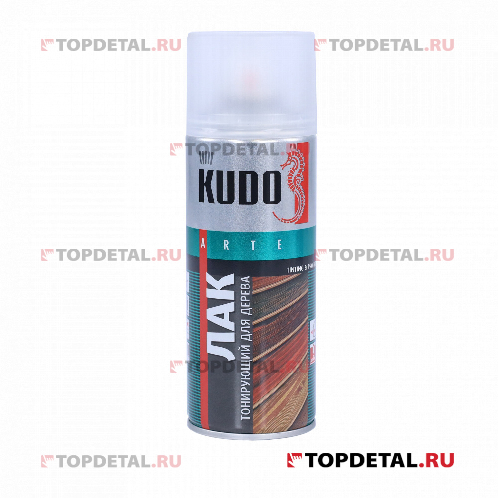 Лак тонирующий для дерева Сосна (аэрозоль) 520 мл KUDO 