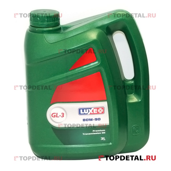 Масло "LUX-OIL" трансмиссионное 80W90 GL-3 3л (минеральное)