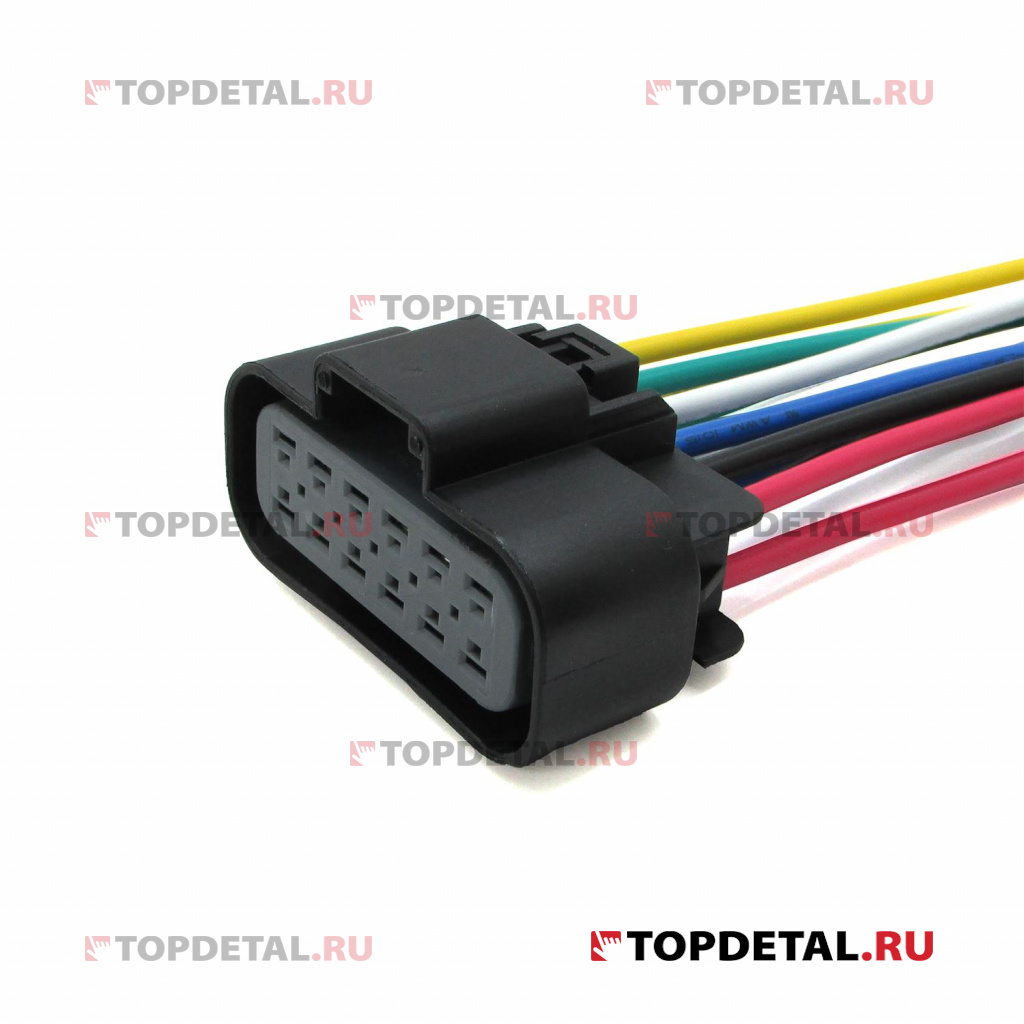Разъем 15326910 12-ти конт., к жгуту форсун. для а/м Lada (ВАЗ) Приора (21126, 21127)