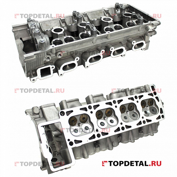 Головка блока в сборе ГАЗ ДВС 406 (пятиопорная, с клапанами) Евро-0,1,2 (CH)
