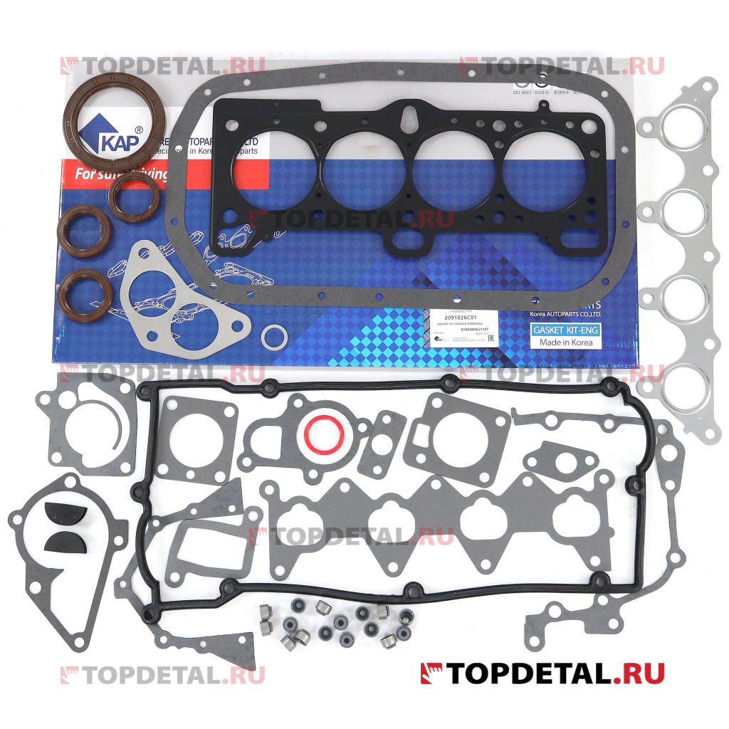Прокладки двигателя (металл) (2091026C01) (Корея) KM0400621MT купить в  интернет-магазине Topdetal.ru