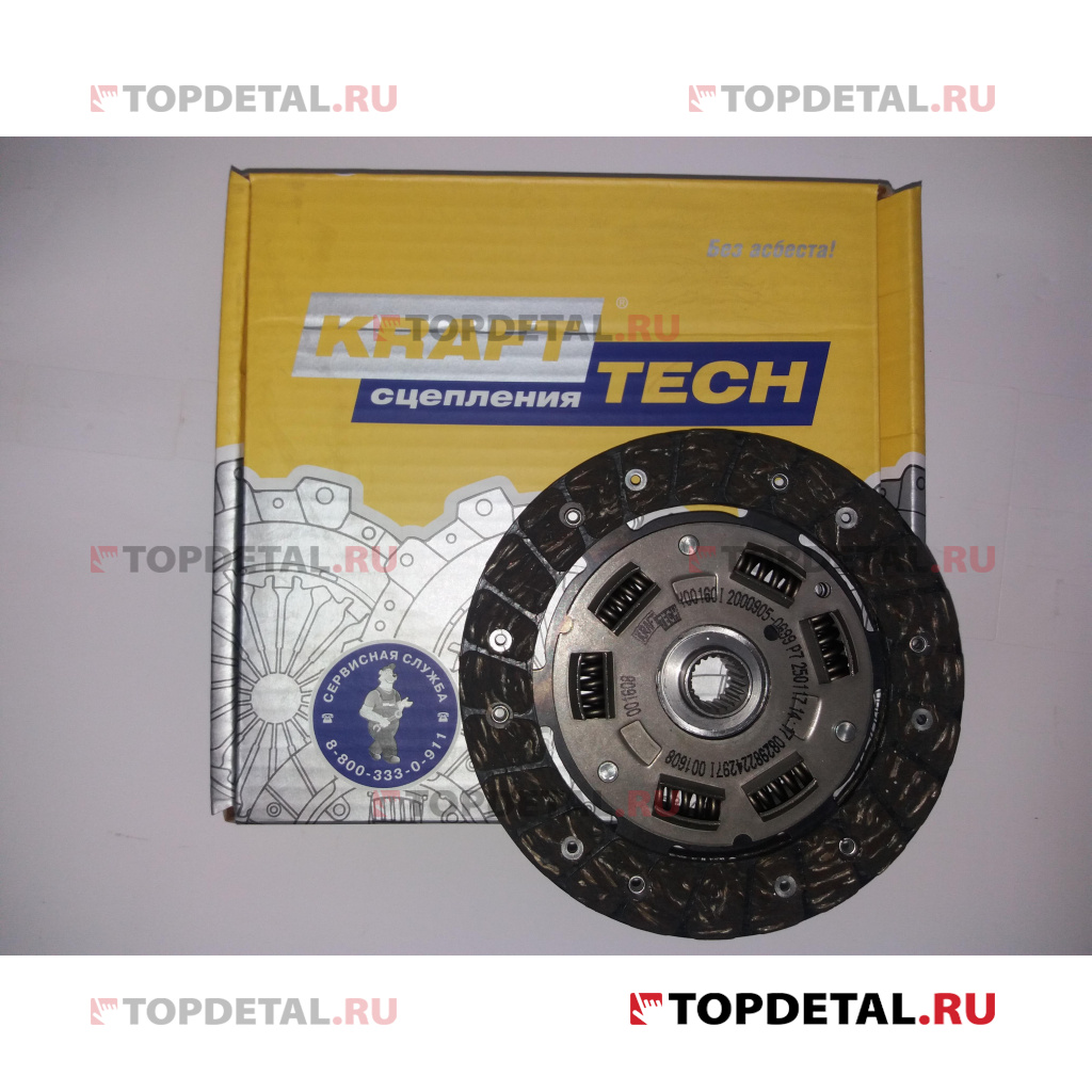 Диск сцепления ВАЗ-1111 "KRAFTTECH" Y00160I