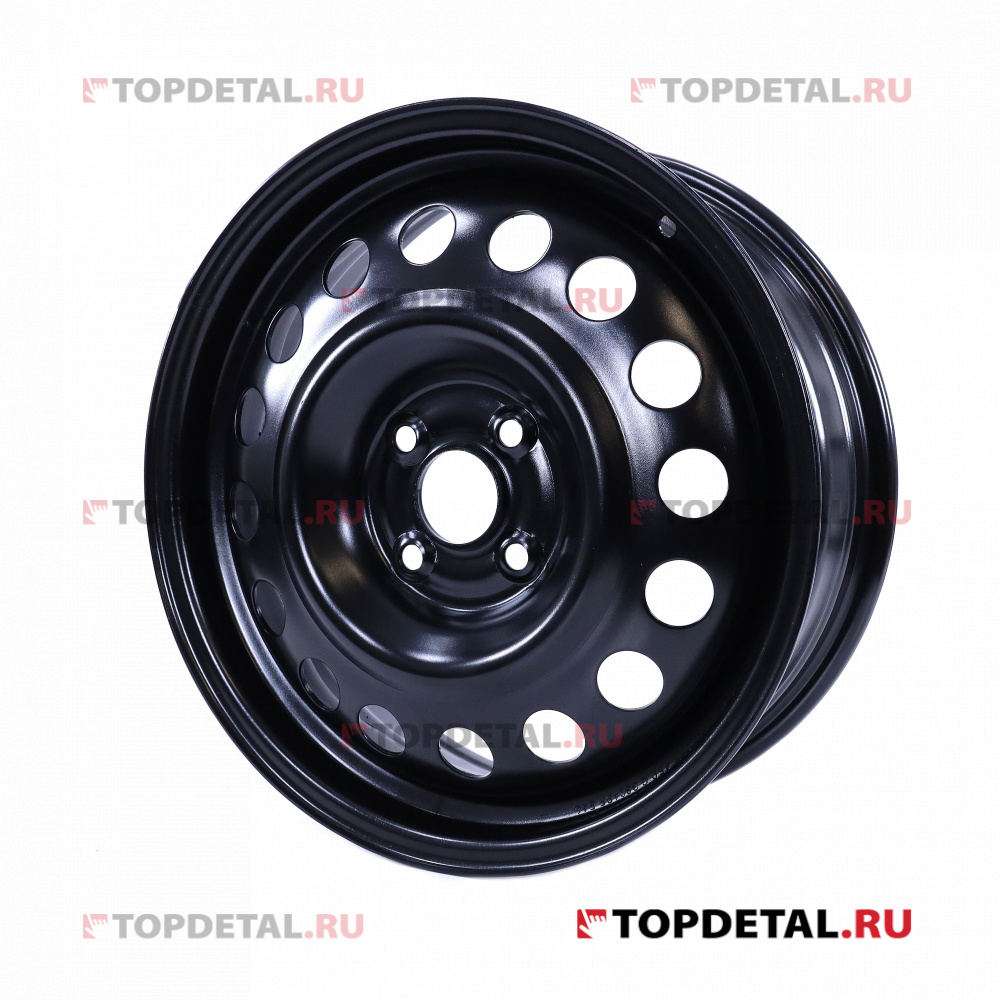 Диск колеса R16 6x16H2 4*100 ET52 D54,1 Black (в коробке)