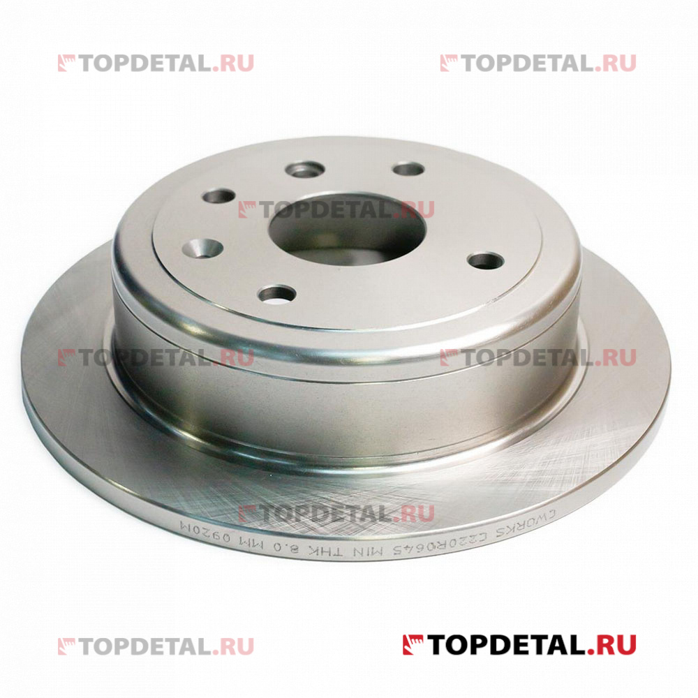 Диск тормозной задний CHEVROLET: LACETTI (J200) NUBIRA DAEWOO: GENTRA LACETTI NUBIRA (J100)