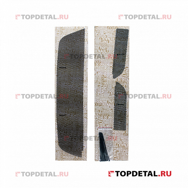 Сетка радиатора защитная 16 мм черная ( к-т 3шт )  Renault Duster 2010-2021