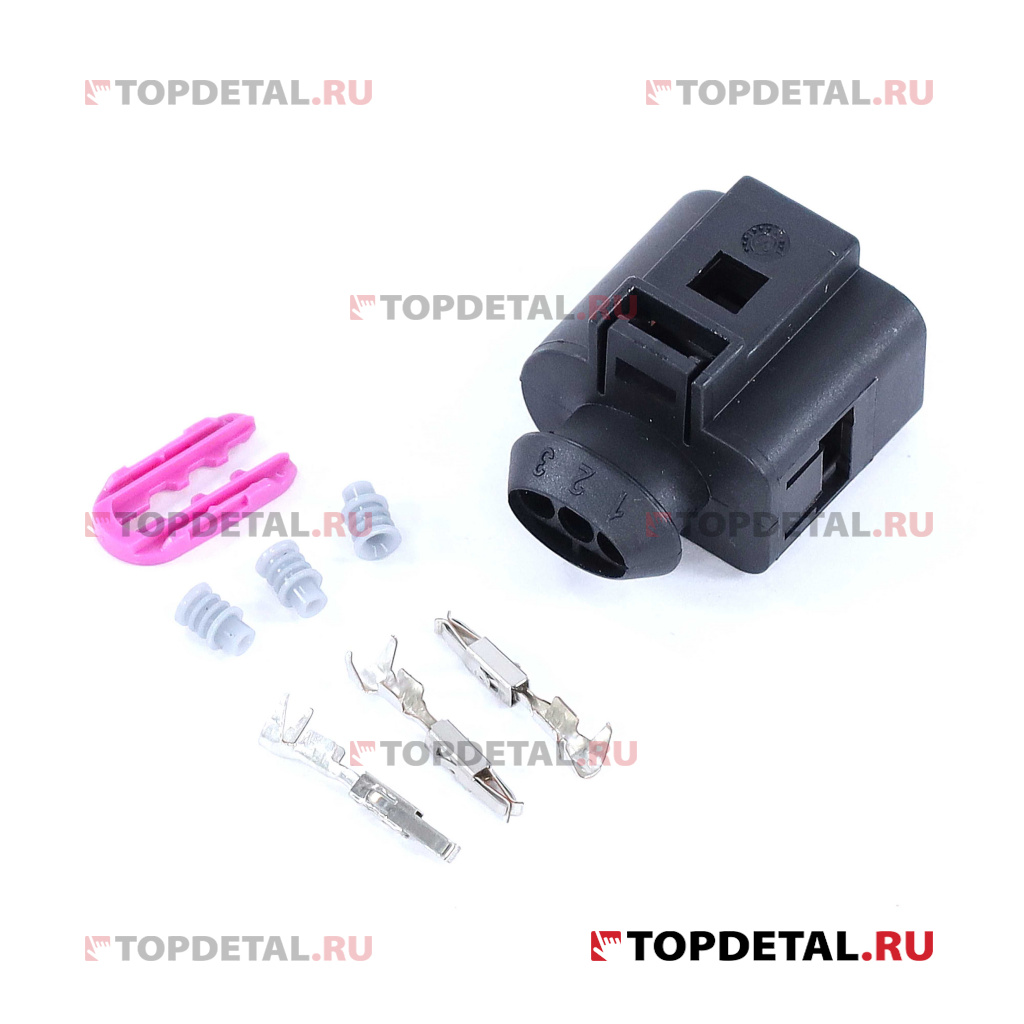 Разъем 1J0973703 3-х контактный датчика уровня масла VAG