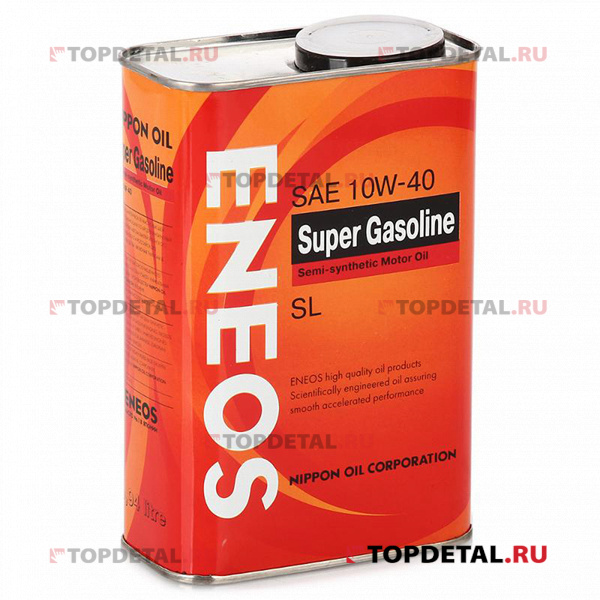 Масло ENEOS моторное 10w40 Super Gasoline SL 0,94л (полусинтетика)