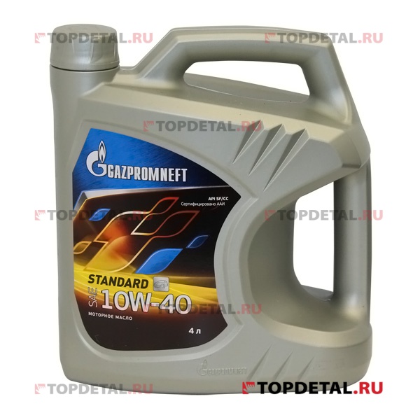 Масло "Газпромнефть" моторное 10W40 Стандарт (SF/CC) 4л.(минеральное)