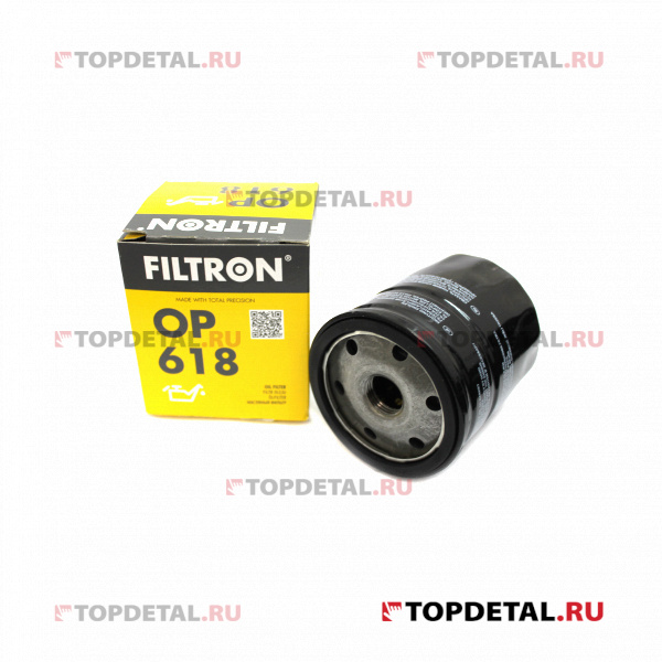 Фильтр масляный TOYOTA LAND CRUISER 100 4.0/4.7 98-/LEXUS GS 430 00- FILTRON OP 618