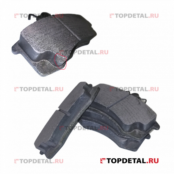 Колодка торм. перед. ВАЗ-2101-07 (к-т 4 шт.) Цитрон