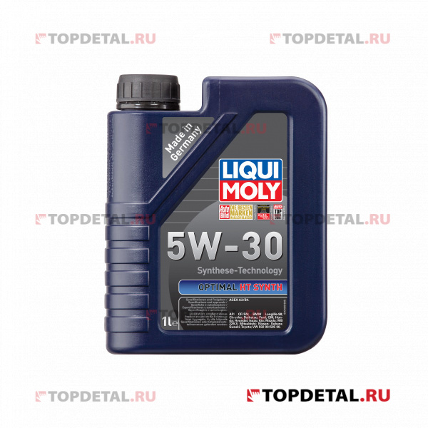 Масло Liqui Moly моторное 5W30 Optimal HT Synth A3/B4 1 л (синтетика)