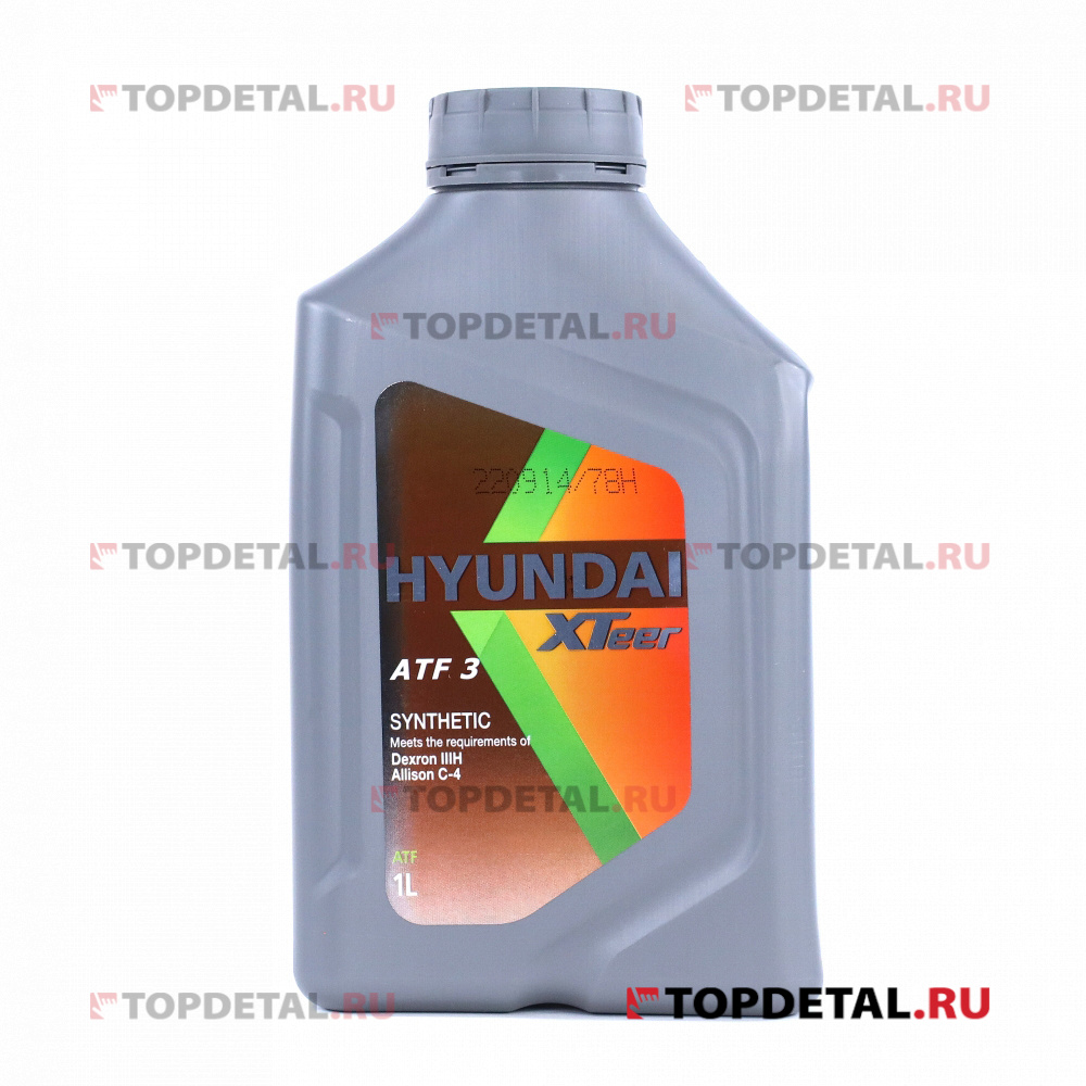 Масло HYUNDAI XTeer трансмиссионное ATF 3 1 л (синтетика)