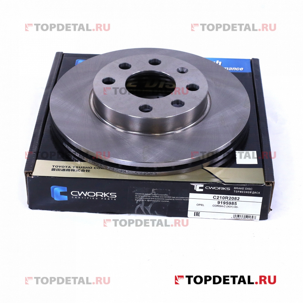 Диск тормозной передний OPEL: CORSA C (X01) CORSA C Фургон/хетчбэк (X01)