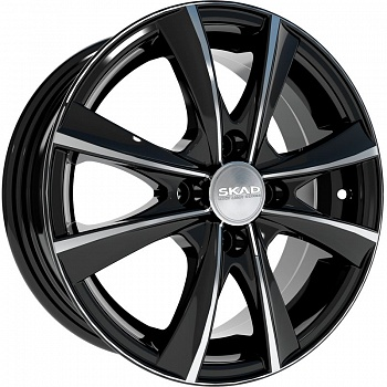 Диск колеса СКАД Мальта 14 5.5x14/4x100 ET45 D67.1 Алмаз (литой)