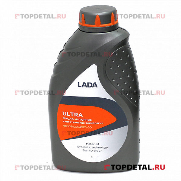 Масло моторное LADA ULTRA 5W-40, SN/CF, 1л (синтетика)