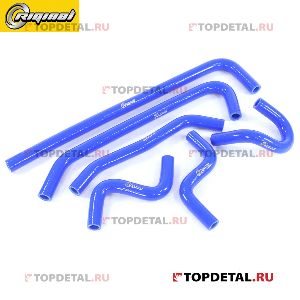 Патрубки отопителя для а/м Г-3302 Next дв.Cummins  с Webasto (кт.6 шт.) силикон Riginal