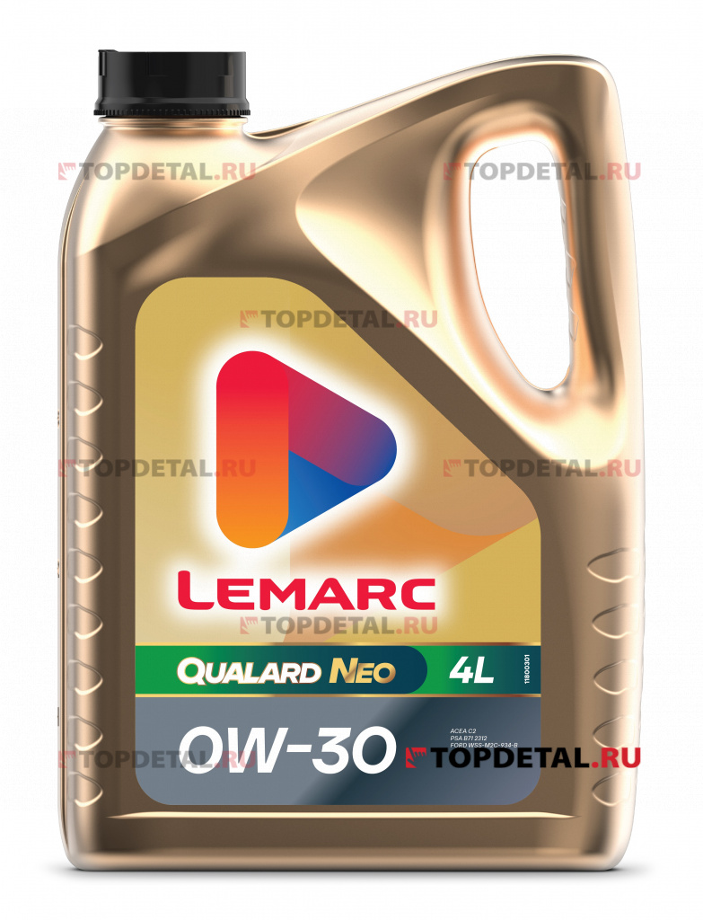 Масло LEMARC моторное QUALARD NEO 0W30 4L (Синтетика)
