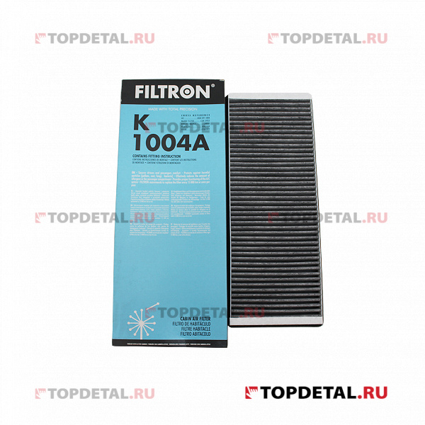 Фильтр салона VAG PASSAT 96-/A4 угольный FILTRON K 1004A 