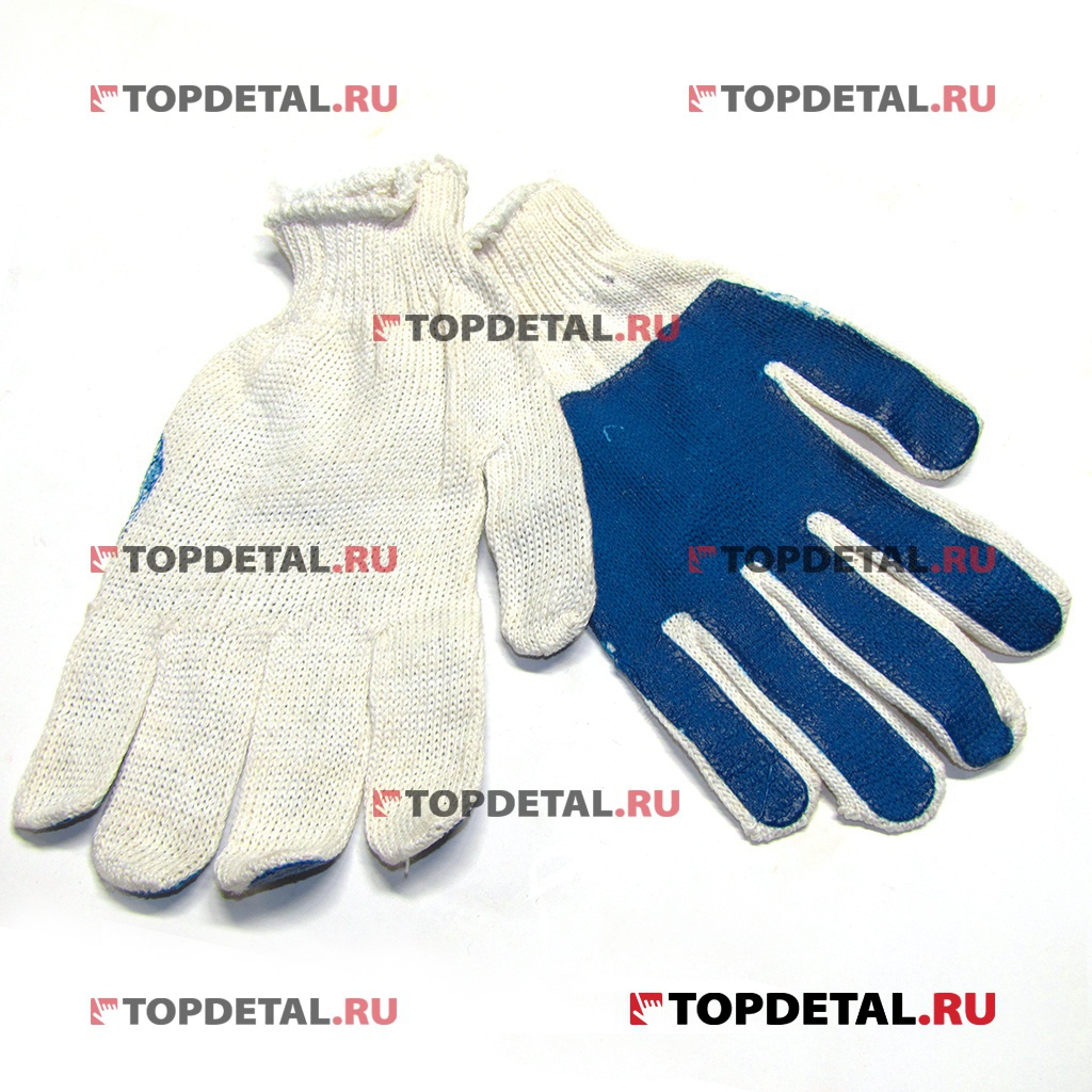 Перчатки трикотажные с латексным покрытием размер 20 (Россия) каток