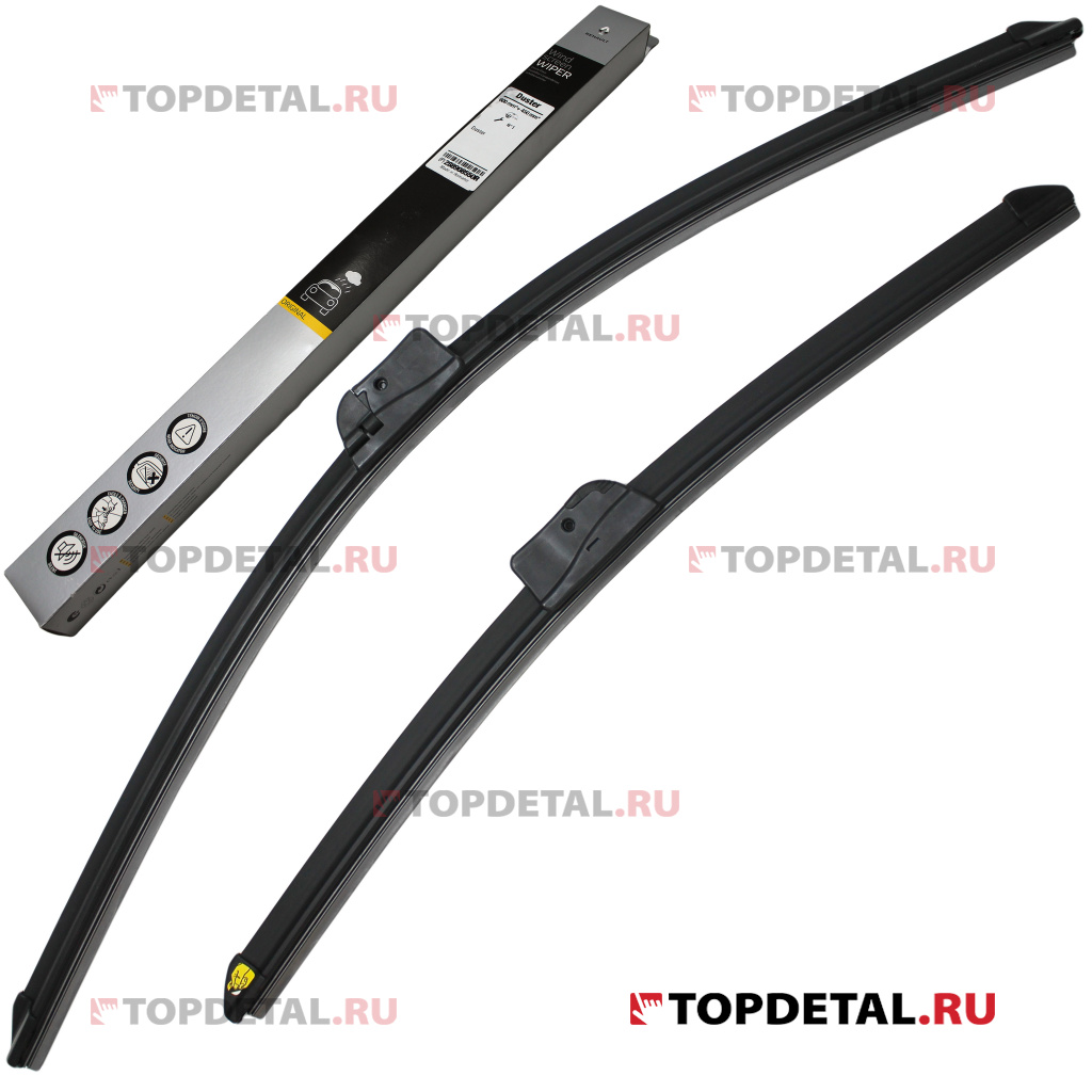 Щетка стеклоочистителя 600/450 мм (бескаркасная)(кт.2 шт) RENAULT 