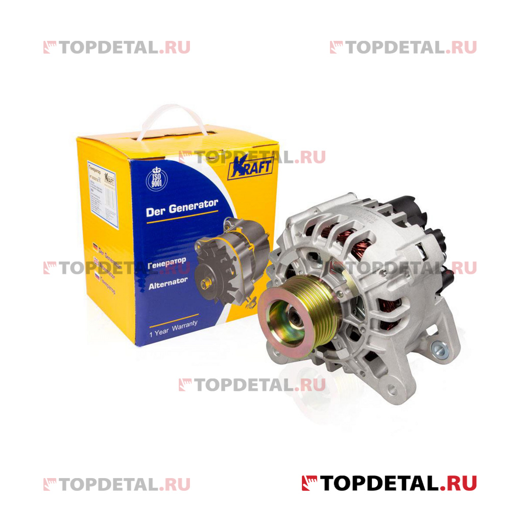 Генератор Renault Logan,Duster,Sandero,Lada Largus 7700101274 KRAFT