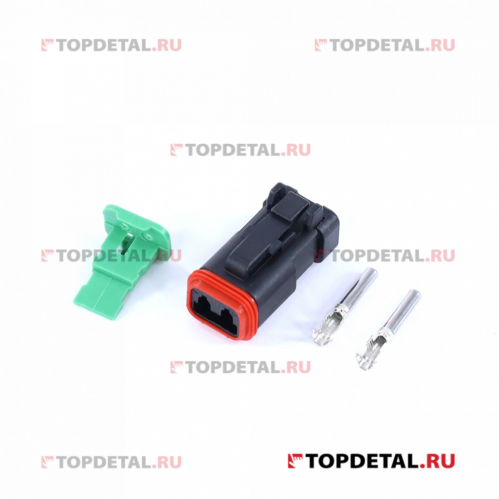 Разъем Deutsch DT06-2S-E004 2-х контактный