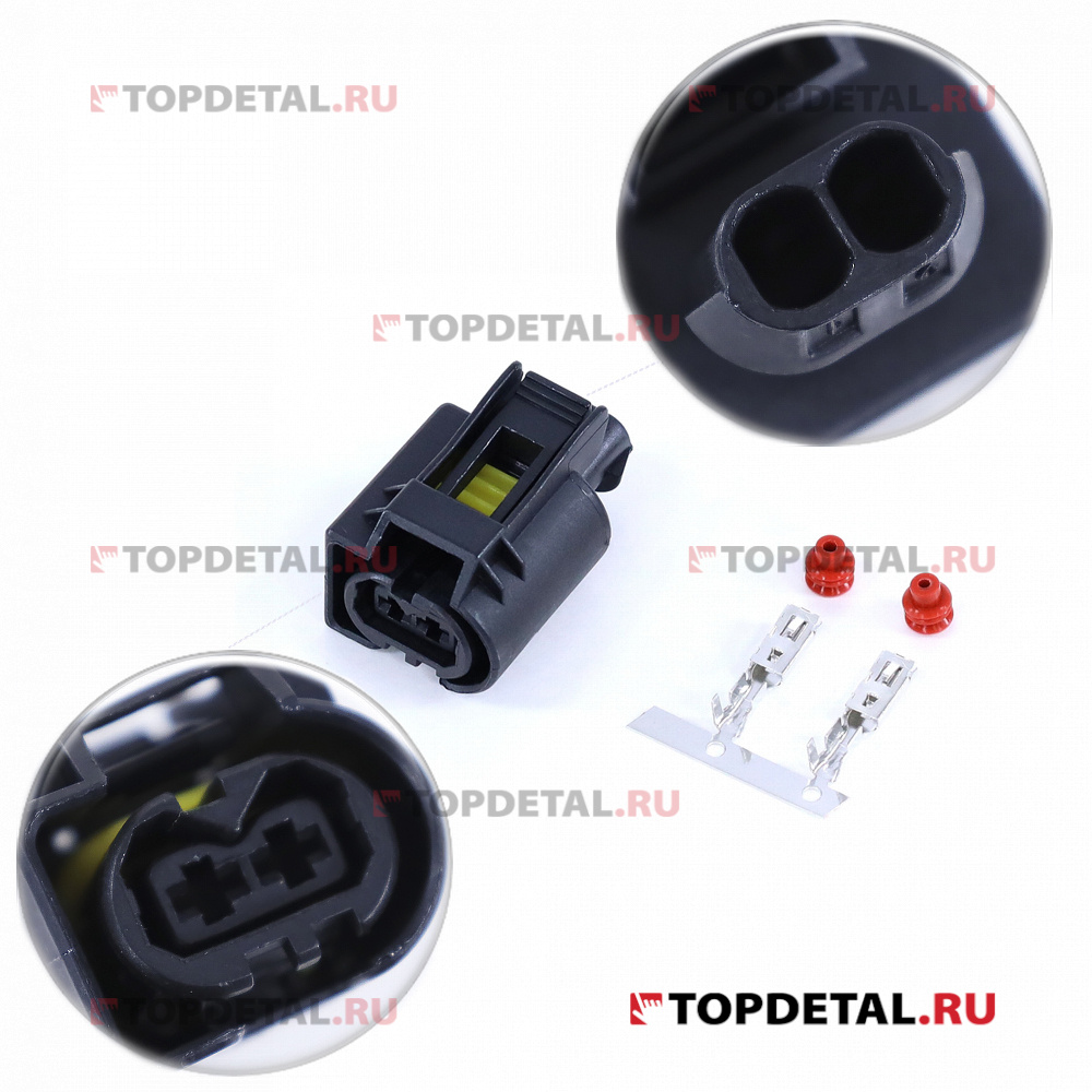 Разъем 09441291 2-х конт. датчика обратного клапана,VOLTON
