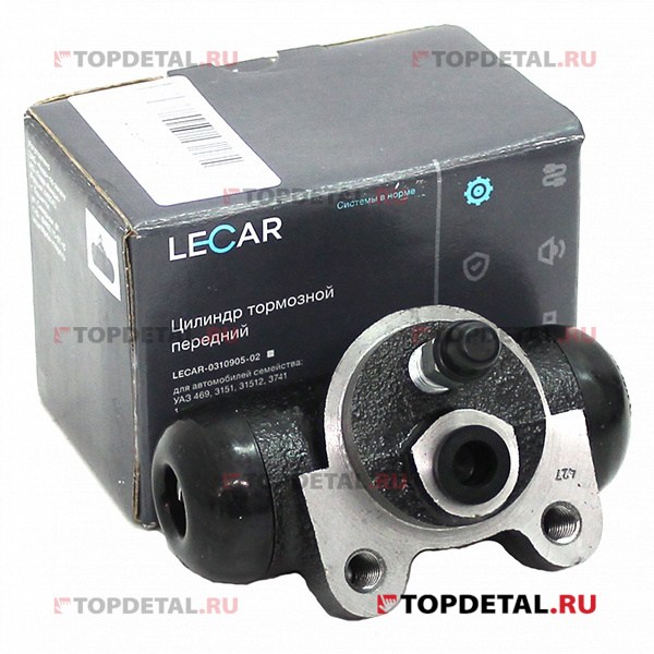Цилиндр тормозной задний УАЗ-31512,3909 ф25 мм LECAR