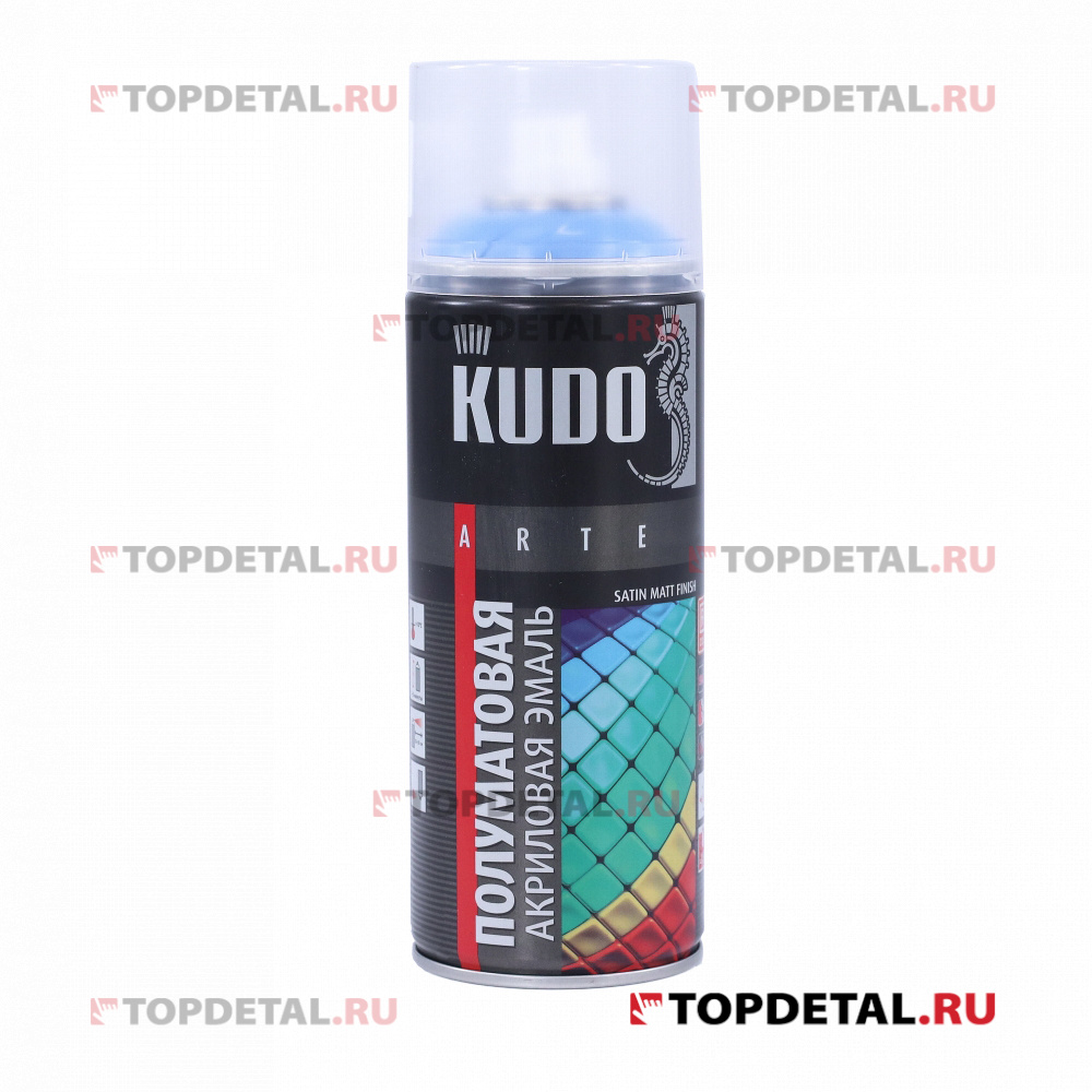 Эмаль универсальная акриловая satin RAL 5015 голубая KUDO