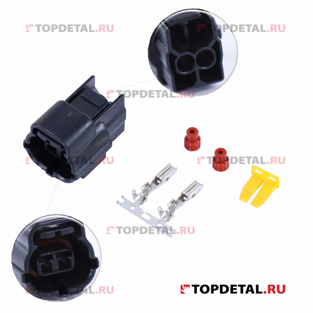 Разъем 1743522 2-х конт. повторителей указателей поворота, ПТФ General Motors,VOLTON