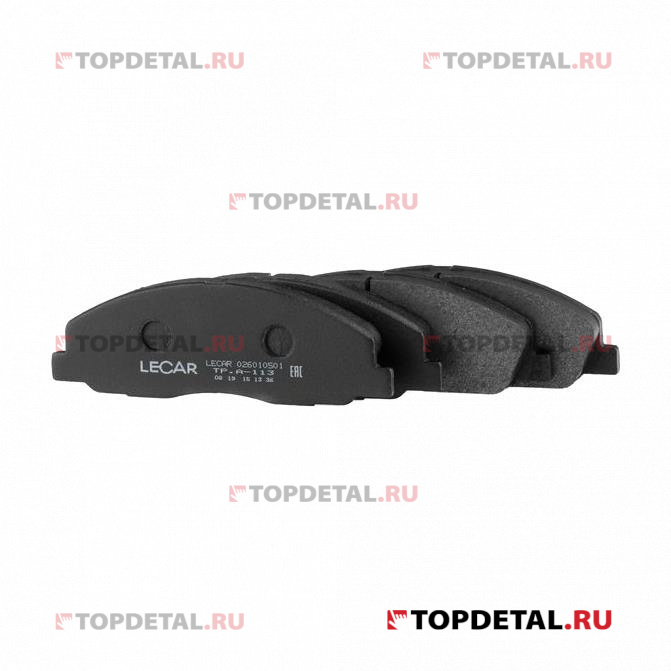 Колодка тормозная Газель Некст перед.(к-т 4 шт) (LECAR)